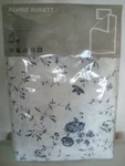 Ikea Alvine Bukett Duvet Quilt Cover & Pillowcase White Blue W/ Ties Floral Twin. Fixed Price $98.50.