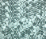 Waverly Greek Key Spa Blue Cream Geometric 100% Cotton Fabric By Yard 54"W. Fixed Price $13.99.