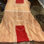 Basketball Reversible Court/ball Bed Comforter. Orange 68 X 86 Please Read!. Fixed Price $69.95.