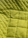 (2) Mcleland Design Quilt Pillow Shams 20 X26 Green 100% Cotton. Fixed Price $25.00.