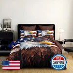 Ccoutuechen American Eagle Comforter Set Kingusa Bedding Camouflage. Fixed Price $83.46.