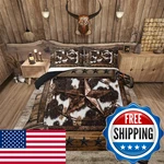 Feelyou Brown Western Aztec Bedding Set Queen Size Texas Star Comforter. Fixed Price $38.91.