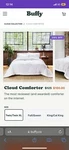 New Buffy Bedding Cloud Comforter Twin. Fixed Price $60.00.
