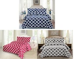 3 Pcs Comforter With Pillow Shams Goose Down Alternative Ultra Soft Microfiber. Fixed Price $36.00.