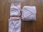 New Urban Habitat Pink Ruched Full/queen Duvet Cover & Shams Set 3PC. Fixed Price $56.39.