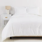 Simply Essential Garment Washed 2-PIECE Twin/ Xl Duvet Cover Set White. Fixed Price $21.97.
