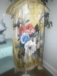 Nordstrom Anthropologie Vintage Victorian Rose Shabby Chic Scarf Wrap BLT15M23. Fixed Price $50.00.