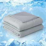 Easeland Cooling Comforter King, Cold Touch Fabric Absorbs Body Heat,double Side. Fixed Price $40.00.