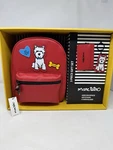Marc Tetro 3 Piece Gift Set Mini Backpack Keychain Cardholder Red Nwt Dogs Trend. Fixed Price $46.97.