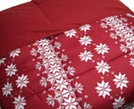 Big One Scotchgard Fair Isle Reversible Down Alternative Full Queen Comforter. Fixed Price $35.00.
