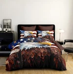 American Eagle Comforter Set King,usa Bedding Camouflage Wildlife Anima. Fixed Price $82.99.