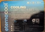 Brand New: Hotel Grand Eternacool Cooling Comforter Set (blue, Queen). Fixed Price $100.00.