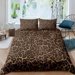 Erosebridal Leopard Print Comforter Cover Queen Cheetah Bedding Set Geometric.... Fixed Price $55.40.