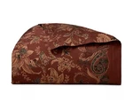 Lauren Ralph $525 Inez Paisley King Comforter Cotton Sateen Red. Fixed Price $275.00.