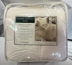 Laura Ashley Down Comforter 260 Thread Count Queen Size, White 100% Cotton New. Fixed Price $139.99.