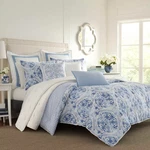 Full/queen Mila Comforter Set Blue - Laura Ashley. Fixed Price $35.99.