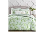 Charter Club Damask Designs Cascading Palms 300-THREAD Count 3-PC Set -green. Fixed Price $35.00.