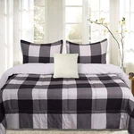 Sweet Home Collection Comforter Set 4 Piece Buffalo Check Plaid Design Soft A.... Fixed Price $52.72.