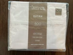 New Wamsutta Dream Zone 500 Tc Pimacott Queen Sheet Set Dusty Rose Discontinued. Fixed Price $650.00.