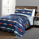 Race Car Kids' 2PIECE Quilt Set Reversible Bedding For Boys Navy Twin. Fixed Price $92.70.