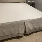 Waterford Linens Kaylee Queen Bedskirt 15 Drop Taupe Gray 60 X80 Polyester. Fixed Price $48.50.