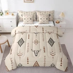 Erosebridal Bohemian 7 Pcs Bedding Set Full Aztec Bull Skull Comforter. Fixed Price $138.81.