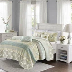 Madison Park Multicolor 6PC Willa Cotton Printed Reversible King Coverlet Set. Fixed Price $84.20.