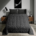 Manfei Black Wild Animal Skin Boys Girls Comforter Set Full Size Leopard Prin.... Fixed Price $71.70.