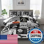 Llyxsesty Halloween Comforter Set King,gothic Bedding Kids And Adults,go. Fixed Price $63.57.