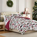 Southshore Fine Living, Inc. Full/queen Comforter Set 2 Pillow Cases - Red Plaid. Fixed Price $46.98.