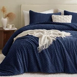 Petrichor Fluffy Twin Comforter Set Ultra-soft Navy Flannel Thick. Fixed Price $80.44.