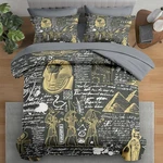 Pamnest Comforter Set Twin Size, Retro Egyptian 5 Pcs Bedding Kids And. Fixed Price $83.94.