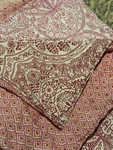 Bar Iii King Double Sided Duvet Cover Button Close 100% Cotton Henna Fall Colors. Fixed Price $84.95.