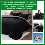 Ultra-soft Queen Comforter Set 7 Pieces Perfect All-season. Fixed Price $55.79.