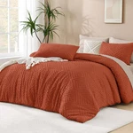 Andency Comforter King Size Set Burnt Orange, Terracotta Boho Fall Lightweight. Fixed Price $49.25.