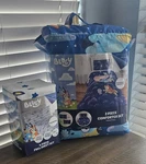 Bluey Dream 2 Pic Twin/full Reversible Comforter & Pillowcase Bedding Sheet Set. Fixed Price $49.99.