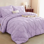 Cozylux Size Comforter Set Lavender, 7 Pieces Bed King,. Fixed Price $86.41.