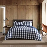 Lakehouse Plaid 2-PIECE Blue Cotton Twin Duvet Cover Set. Fixed Price $34.98.