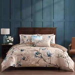 Bebejan Blue Blossom 5 Piece Reversible Comforter 100% Cotton Sateen. Fixed Price $138.59.