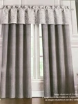 Waterford Linens 84" Drapery Set - 2 Panels Aidan Gunmetal. Fixed Price $89.50.