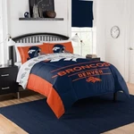 Nfl Denver Broncos Full/queen Comforter & Pillowcase Bedding 3 Piece Set. Fixed Price $54.95.
