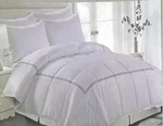 Bella Russo Comforter Elegant White With Black Stripe Full/queen Gift Idea New. Fixed Price $15.00.