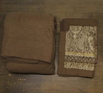 Madison Park Reversible Quilted 3-PIECE Bedspread Set Brown / Gold Queen. Fixed Price $22.75.