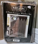Nanshing Piece Luxury Window Curtain Set 58 84IN Manville. Fixed Price $24.99.