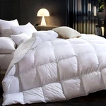 Rifens 3D Baffle Box Real Down Comforter King Size 106"X90" - White. Fixed Price $65.32.