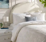 Threshold 3PC King Luxe Distressed Crinkle Velvet Duvet Cover Set Ivory. Fixed Price $34.95.