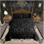 Vintage Victorian Baroque Floral Comforter Set - 3 Piece. Fixed Price $56.99.