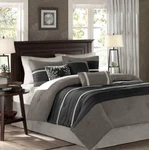 100 Percent Polyester Micro Suede, Comforter - Set Of 7. Fixed Price $35.00.
