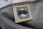 Wooded River Stagecoach Faux Tooled Leather King Bed Skirt Cabin West Montana. Fixed Price $244.34.