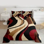 Erosebridal Red Brown Spiral Queen Comforter Set Adult Women Modern. Fixed Price $112.04.